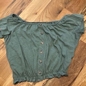 Mudd green shirt